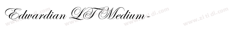 Edwardian LT Medium字体转换